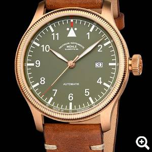 Terrasport IV BRONZE gruenes Zifferblatt
